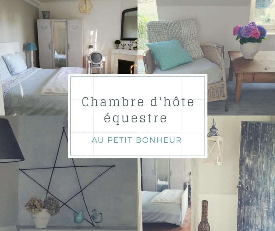 Chambre D'Hote Equestre Au Petit Bonheur Chateldon Exterior foto